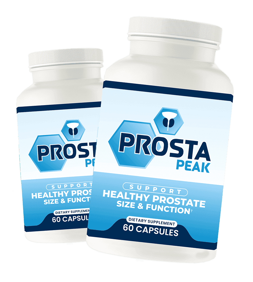 Prosta Peak prostate support supplement bottles
